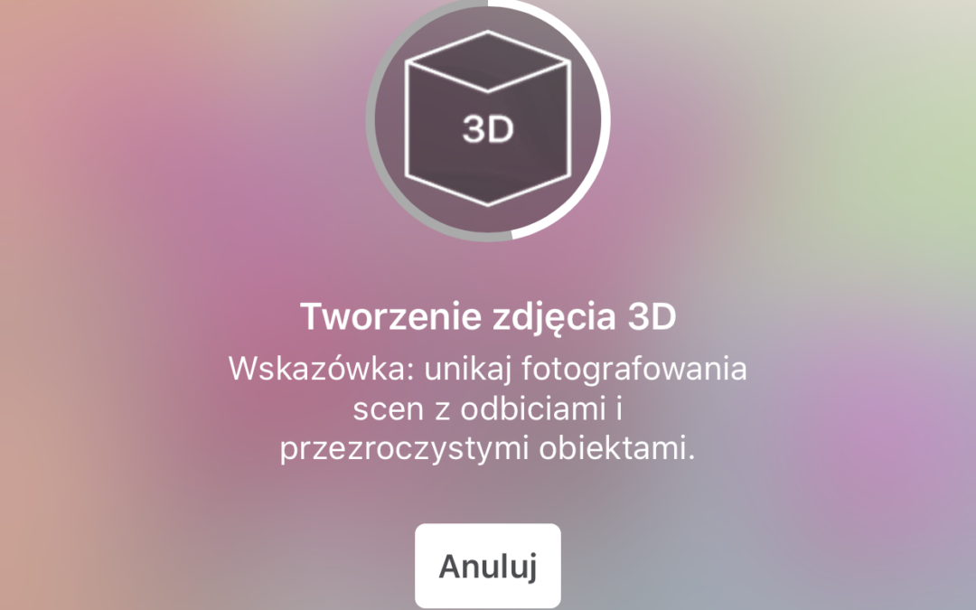 Facebook tworzy zdjęcie 3D